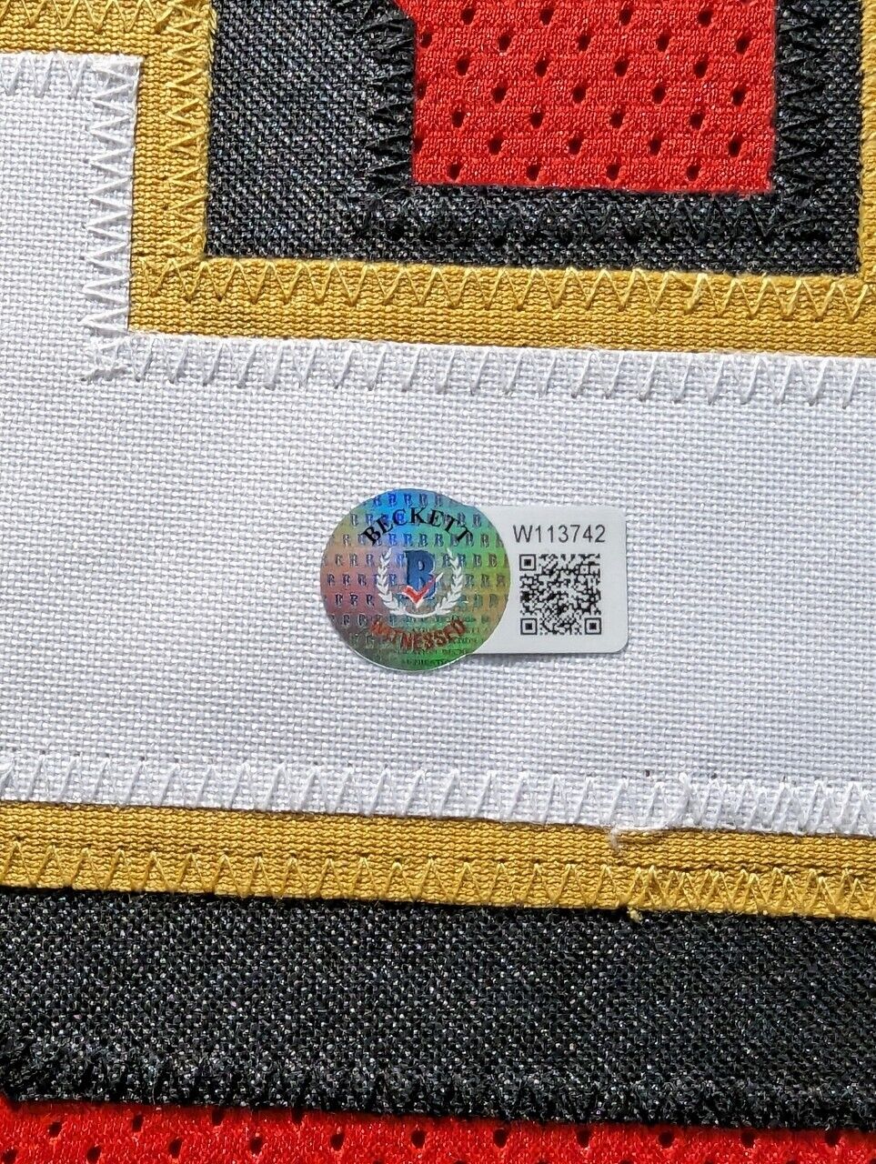 MVP Authentics Framed San Francisco 49Ers Jeff Garcia Autographed Signed Jersey Beckett Holo 405 sports jersey framing , jersey framing