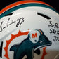 MVP Authentics Miami Dolphins Pat Surtain Sr Signed Insc Full Size Speed Replica Helmet Jsa Coa 292.50 sports jersey framing , jersey framing