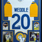 MVP Authentics Custom Framed Los Angeles Rams Eric Weddle Autographed Signed Jersey Jsa Coa 562.50 sports jersey framing , jersey framing