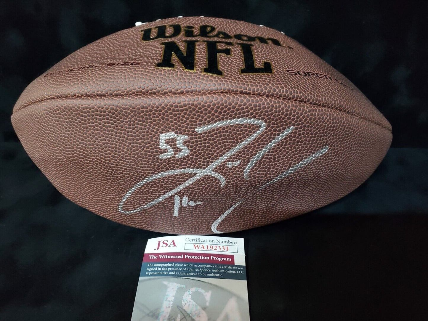 MVP Authentics Dallas Cowboys Zach Thomas Autographed Signed Nfl Football Jsa Coa 156.60 sports jersey framing , jersey framing
