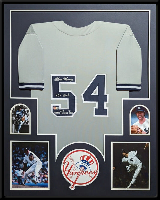 MVP Authentics Framed N.Y. Yankees Goose Gossage Autographed Signed Insc Jersey Beckett Holo 495 sports jersey framing , jersey framing