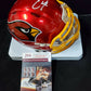 MVP Authentics Arizona Cardinals Chase Edmonds Autographed Flash Mini Helmet Jsa Coa 135 sports jersey framing , jersey framing