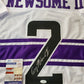 MVP Authentics Northwestern Wildcats Greg Newsome Ii Autographed Signed Jersey Jsa Coa 117 sports jersey framing , jersey framing