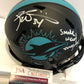 MVP Authentics Ricky Williams Signed Miami Dolphins Smoke Weed Eclipse Mini Helmet Jsa Coa 125.10 sports jersey framing , jersey framing