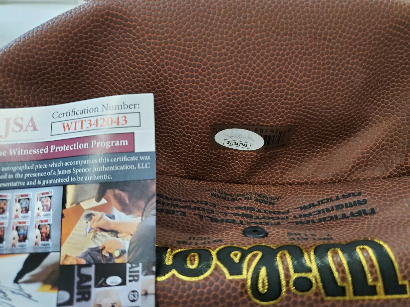 MVP Authentics Denver Broncos Kj Hamler Autographed Signed Nfl Football Jsa Coa 107.10 sports jersey framing , jersey framing