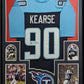 MVP Authentics Framed Tennessee Titans Jevon Kearse Autographed Signed Jersey Jsa Coa 472.50 sports jersey framing , jersey framing