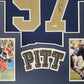 MVP Authentics Framed Pitt Panthers Aaron Donald Autographed Signed Jersey Jsa Coa 539.10 sports jersey framing , jersey framing