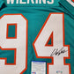 MVP Authentics Miami Dolphins Christian Wilkins Autographed Signed Jersey Psa Coa 99 sports jersey framing , jersey framing