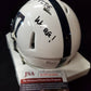 MVP Authentics Penn State Nittany Lions Arnold Ebiketie Autographed Signed Mini Helmet Jsa Coa 71.10 sports jersey framing , jersey framing