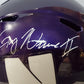 MVP Authentics Northwestern Wildcats Greg Newsome Ii Signed Full Size Replica Helmet Jsa Coa 252 sports jersey framing , jersey framing
