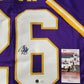 MVP Authentics Minnesota Vikings Robert Smith Jr Autographed Signed Jersey Jsa Coa 116.10 sports jersey framing , jersey framing