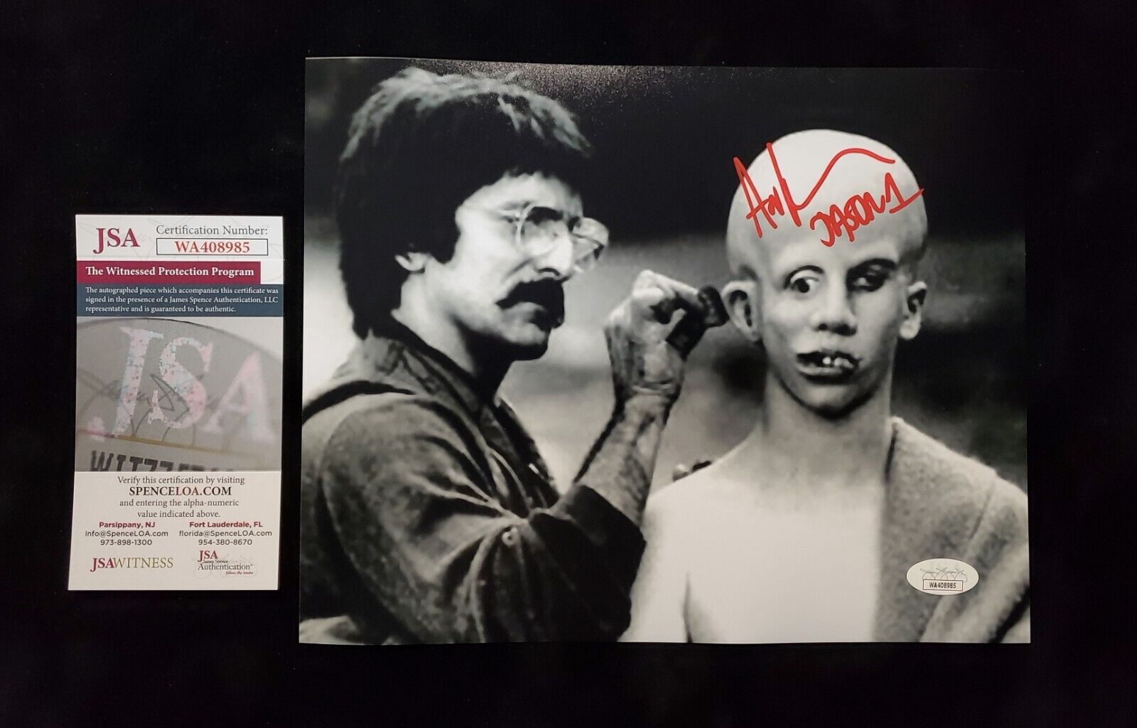 MVP Authentics Ari Lehman Signed Inscribed Jason Voorhees Friday The 13Th 8X10 Photo Jsa Coa 36 sports jersey framing , jersey framing