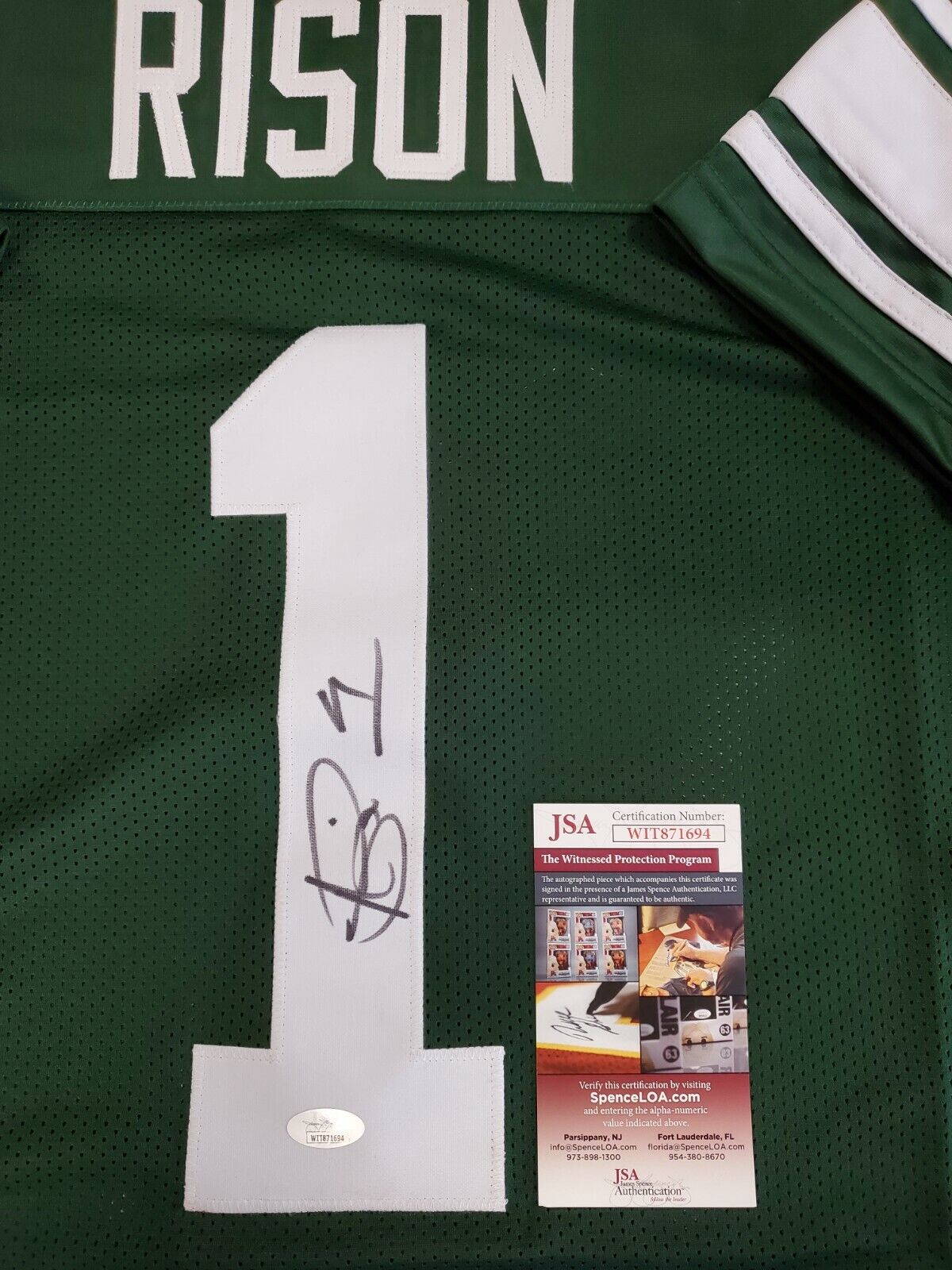 MVP Authentics Michigan State Spartans Andre Rison Autographed Signed Jersey Jsa Coa 98.10 sports jersey framing , jersey framing