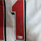 MVP Authentics Cincinnati Reds Barry Larkin Autographed Signed Custom Jersey Beckett Holo 184.50 sports jersey framing , jersey framing