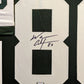 MVP Authentics Framed New York Jets Wayne Chrebet Autographed Signed Jersey Psa Coa 405 sports jersey framing , jersey framing