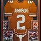 MVP Authentics Framed Texas Longhorns Roschon Johnson Autograph Signed Jersey Beckett Holo 495 sports jersey framing , jersey framing
