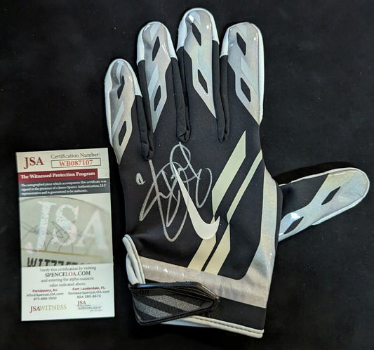 MVP Authentics Carolina Panthers Brian Burns Signed Glove Jsa Coa 117 sports jersey framing , jersey framing