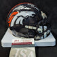 MVP Authentics Denver Broncos Derek Wolfe Signed Inscribed Speed Mini Helmet Jsa Coa 94.50 sports jersey framing , jersey framing