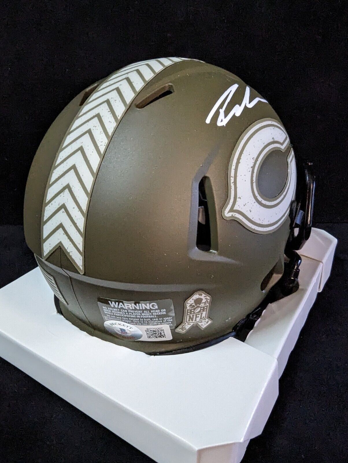 bears head motorcycle helmet Jersey Framing