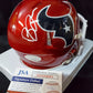 MVP Authentics Houston Texans Brevin Jordan Signed Flash Mini Helmet Jsa Coa 112.50 sports jersey framing , jersey framing