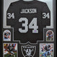 MVP Authentics Framed Oakland Raiders Bo Jackson Autographed Signed Jersey Bo Jackson Holo 900 sports jersey framing , jersey framing