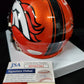 MVP Authentics Denver Broncos Pat Surtain Ii Autographed Signed Flash Mini Helmet Jsa Coa 134.10 sports jersey framing , jersey framing