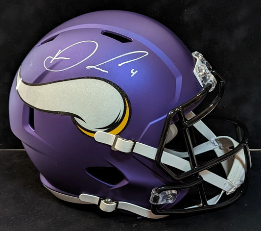 MVP Authentics Minnesota Vikings Dalvin Cook Signed Full Size Speed Replica Helmet Jsa Coa 337.50 sports jersey framing , jersey framing