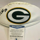 MVP Authentics Mark Chmura Autographed Signed Green Bay Packers Logo Football Beckett Coa 89.10 sports jersey framing , jersey framing