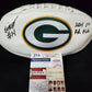 MVP Authentics GREEN BAY PACKERS ERIC STOKES AUTOGRAPHED SIGNED INSCRIBED LOGO FOOTBALL JSA COA 135 sports jersey framing , jersey framing