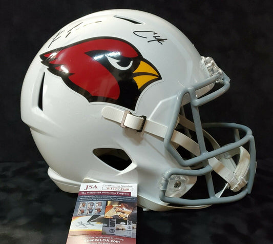 MVP Authentics Arizona Cardinals Rondale Moore & Chase Edmonds Auto Full Sz Rep Helmet Jsa Coa 360 sports jersey framing , jersey framing