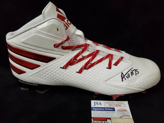 MVP Authentics Usc Trojans Alijah Vera-Tucker Autographed Signed Cleat Jsa Coa 135 sports jersey framing , jersey framing