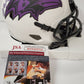 MVP Authentics Marquise Brown Autographed Baltimore Ravens Lunar Eclipse Mini Helmet Jsa Coa 152.10 sports jersey framing , jersey framing