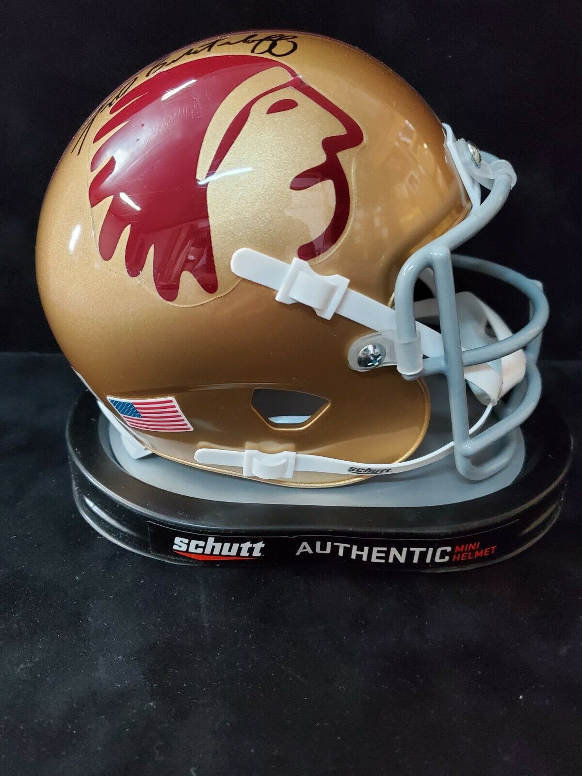 MVP Authentics Florida State Seminoles Fred Biletnikoff Autographed Speed Mini Helmet Bas Holo 90 sports jersey framing , jersey framing