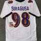 MVP Authentics Baltimore Ravens Tony Siragusa Autographed Signed Jersey Jsa  Coa 116.10 sports jersey framing , jersey framing