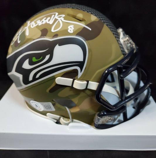 MVP Authentics Seattle Seahawks Matt Hasselbeck Signed Alt Camo Mini Helmet Jsa Coa 139.50 sports jersey framing , jersey framing