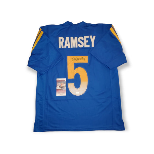 MVP Authentics Los Angeles Rams Jalen Ramsey Autographed Signed Jersey Jsa Coa 216 sports jersey framing , jersey framing