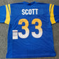 MVP Authentics Los Angeles Rams Nick Scott Autographed Signed Jersey Jsa Coa 112.50 sports jersey framing , jersey framing