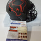 MVP Authentics Houston Texans Brevin Jordan Signed Eclipse Mini Helmet Jsa Coa 103.50 sports jersey framing , jersey framing