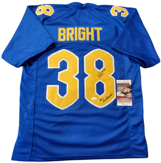 MVP Authentics Pitt Panthers Cam Bright Autographed Signed Inscribed Jersey Jsa Coa 45 sports jersey framing , jersey framing