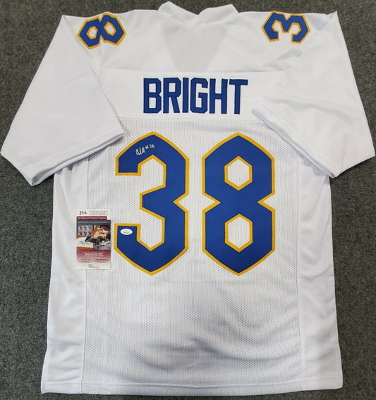 MVP Authentics Pitt Panthers Cam Bright Autographed Signed Jersey Jsa Coa 36 sports jersey framing , jersey framing
