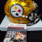 MVP Authentics Pittsburgh Steelers Cam Sutton Autographed Signed Flash Mini Helmet Jsa Coa 98.10 sports jersey framing , jersey framing