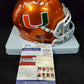 MVP Authentics Greg Rousseau Autographed Signed Miami Hurricanes  Flash Mini Helmet Jsa Coa 116.10 sports jersey framing , jersey framing