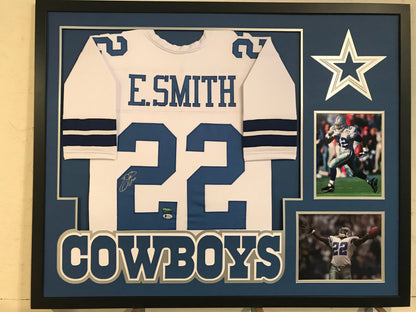 MVP Authentics - Framing Custom Framing - 2 photo horizontal layout 185 sports jersey framing , jersey framing