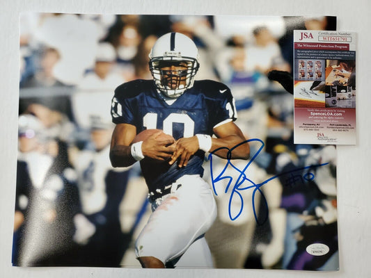 MVP Authentics Penn State Nittany Lions Bobby Engram Autographed Signed 11X14 Photo Jsa  Coa 71.10 sports jersey framing , jersey framing