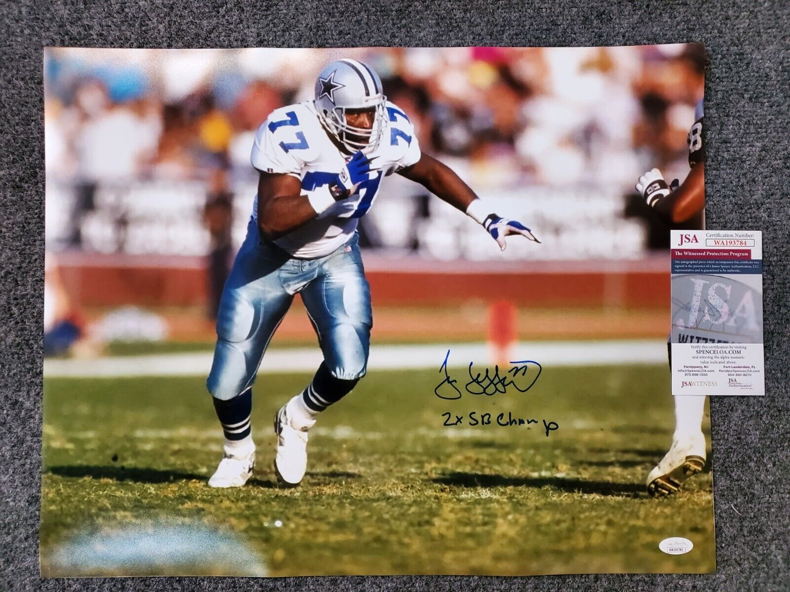 MVP Authentics Dallas Cowboys Jim Jeffcoat Autographed Signed Inscribed 16X20 Photo Jsa Coa 90 sports jersey framing , jersey framing