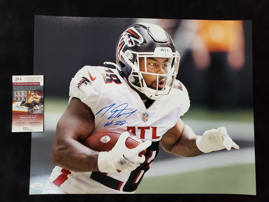 MVP Authentics Atlanta Falcons Mike Davis Autographed Signed 16X20 Photo Jsa Coa 72 sports jersey framing , jersey framing