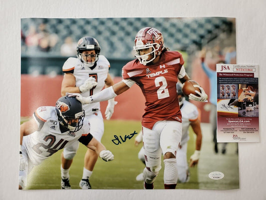 MVP Authentics Temple Owls Isaiah Wright Autographed Signed 11X14 Photo Jsa Coa 89.10 sports jersey framing , jersey framing