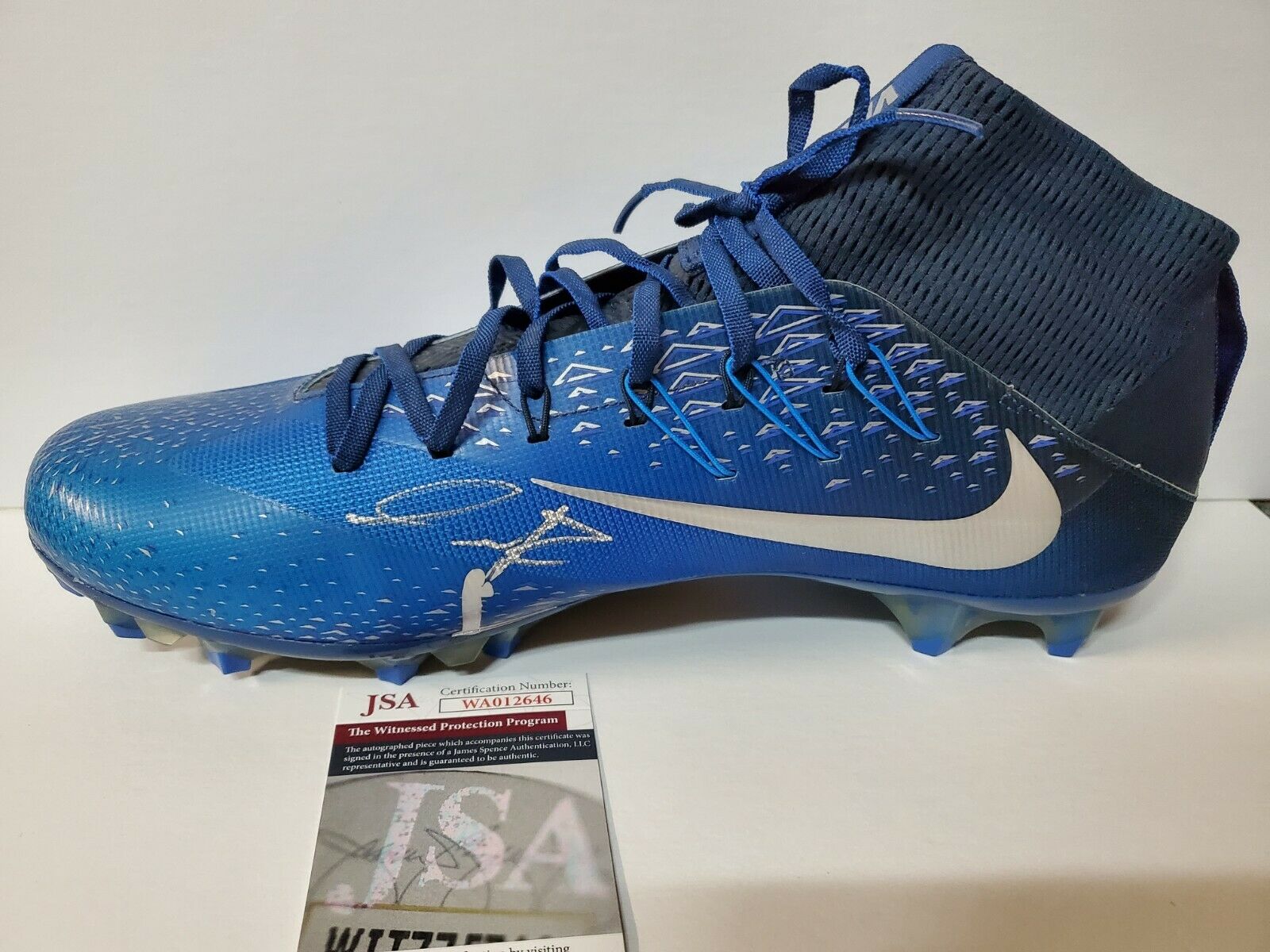 MVP Authentics Indianapolis Colts Isaiah Rodgers Autographed Signed Cleat Jsa Coa 90 sports jersey framing , jersey framing