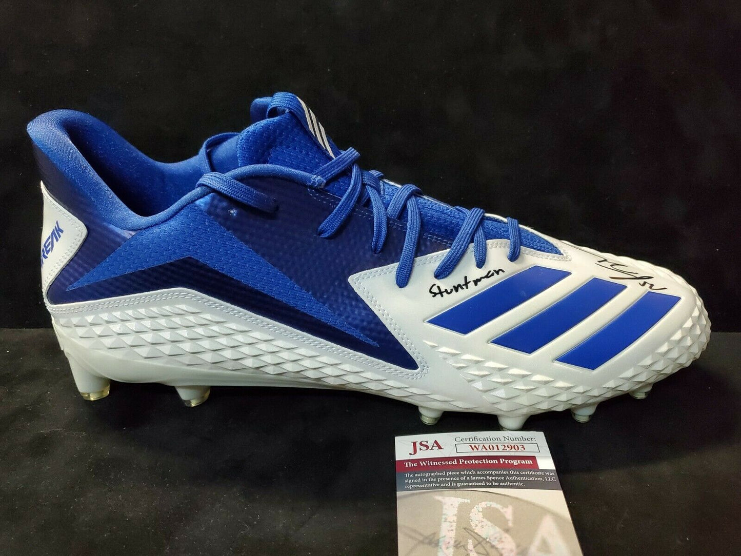 MVP Authentics Indianapolis Colts Nyheim Hines Autographed Signed Inscribed Cleat Jsa Coa 117 sports jersey framing , jersey framing