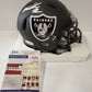 MVP Authentics Las Vegas Raiders Malcolm Koonce Autographed Signed Eclipse Mini Helmet Jsa Coa 112.50 sports jersey framing , jersey framing
